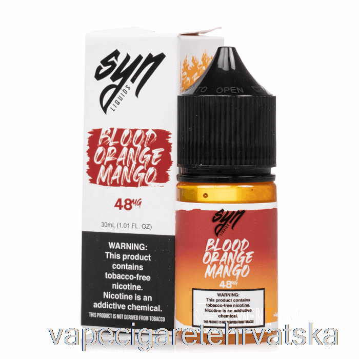 Vape Hrvatska Krvava Naranča Mango - Sin Soli - 30ml 48mg